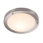 Endon Portico 12421 Brushed Chrome Wall/Ceiling Light